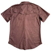 Starr Mens Oasis Vented Snap Short Sleeve Shirt Mocha/Brown - T01648-MOCBRW