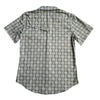 Starr Mens Oasis Vented Snap Short Sleeve Shirt Olive/Aztec - T01648-OLAZT