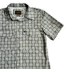Starr Mens Oasis Vented Snap Short Sleeve Shirt Olive/Aztec - T01648-OLAZT