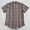Starr Mens Oasis Vented Snap Short Sleeve Shirt - T01648-AZT