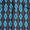 Starr Mens Oasis Vented Snap Short Sleeve Shirt Teal/Black - T01648-TLBLK