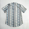 Starr Mens Oasis Vented Snap Short Sleeve Shirt White/Blue - T01648-WHTBL