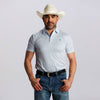 Starr Mens Printed Short Sleeve Polo Shirt White - SWPRTPSS2881
