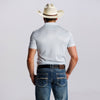 Starr Mens Printed Short Sleeve Polo Shirt White - SWPRTPSS2881