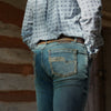 Starr Mens Rider Slim Fit Bootcut Jeans - SWJ1003
