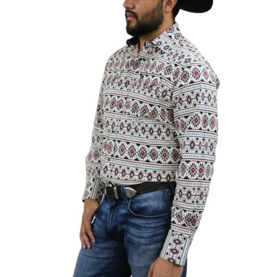 Starr Mens Snap Long Sleeve Shirt