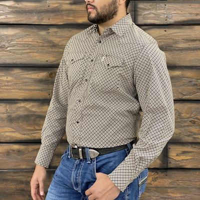 Starr Mens Snap Long Sleeve Shirt