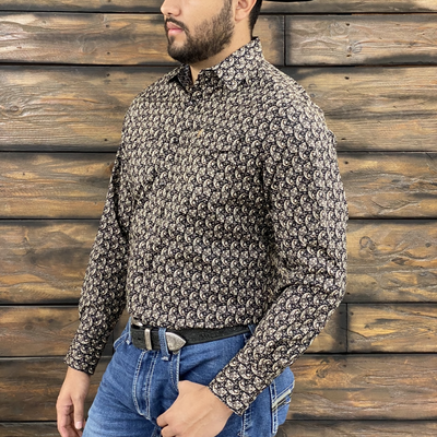 Starr Mens Snap Long Sleeve Shirt