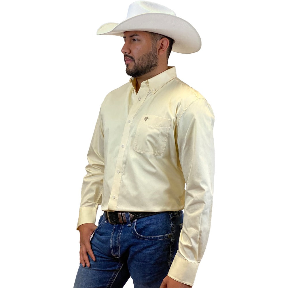 Starr Mens Solid Western Button Down Shirt (Many Styles) - SWSLBLS