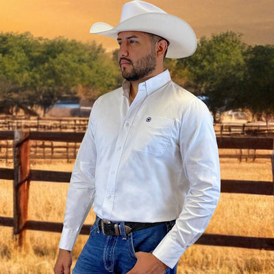 Starr Mens Solid Western Button Down Shirt (Many Styles) - SWSLBLS