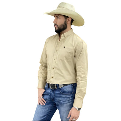 Starr Mens Solid Western Button Down Shirt (Many Styles)