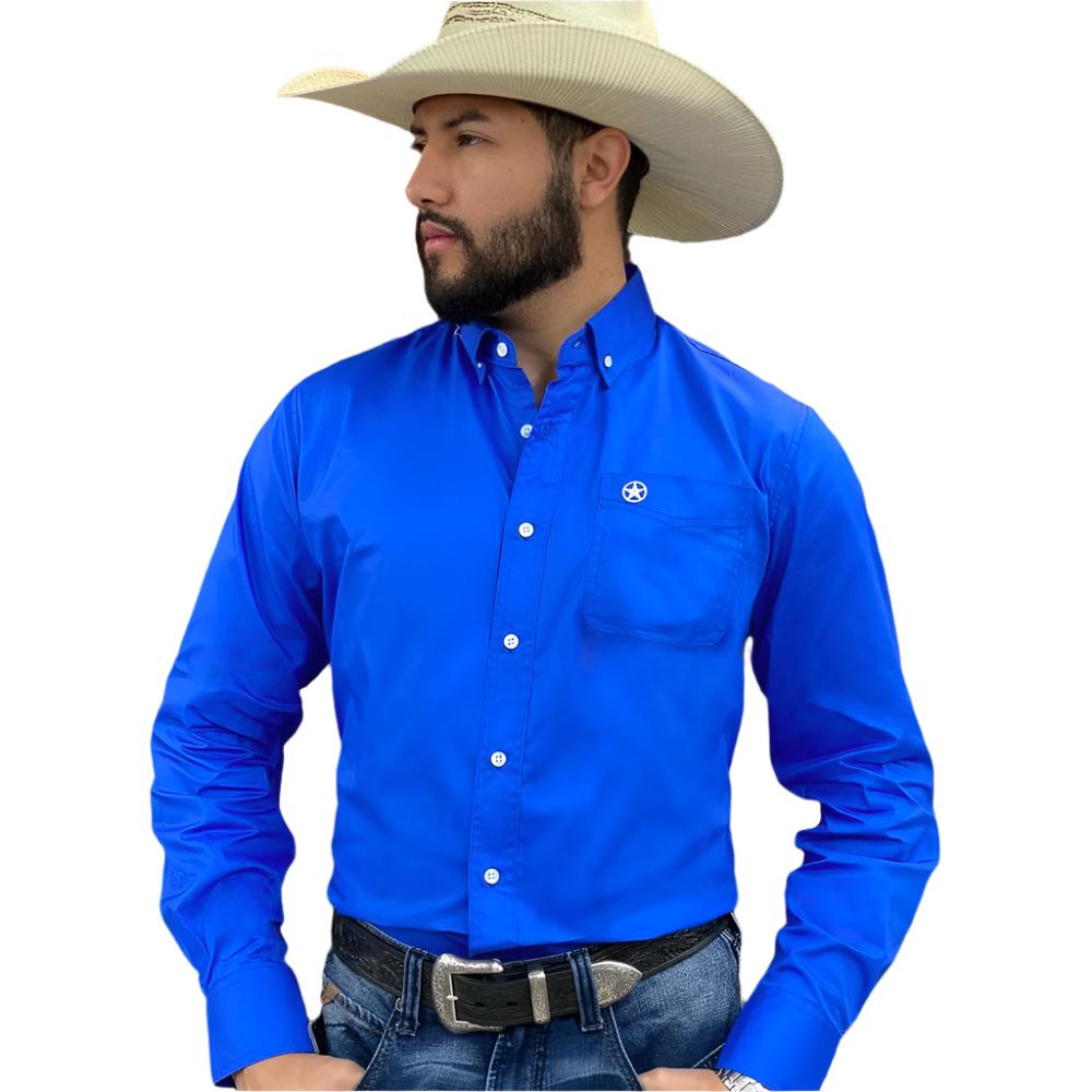 Starr Mens Solid Western Button Down Shirt (Many Styles)