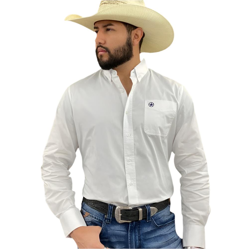 Starr Mens Solid Western Button Down Shirt (Many Styles)