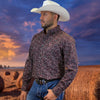 Starr Mens Western Button Down Long Sleeve Shirt