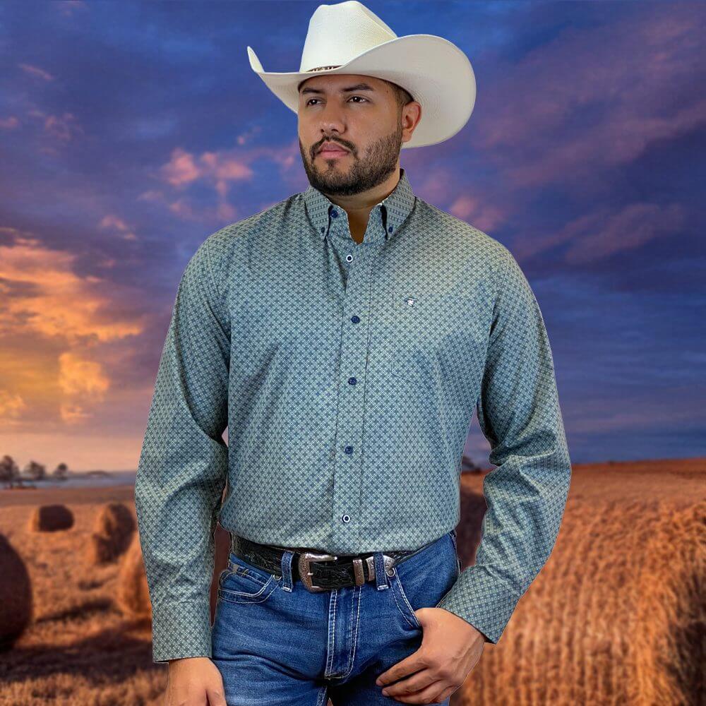 Starr Mens Western Long Sleeve Shirt