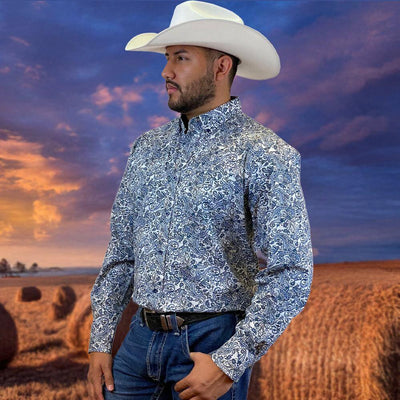 Starr Mens Western Long Sleeve Shirt