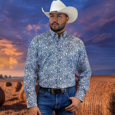 Starr Mens Western Long Sleeve Shirt