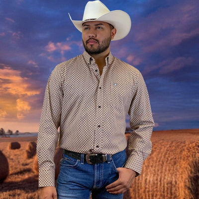 Starr Mens Western Long Sleeve Shirt