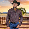 Starr Mens Western Snap Long Sleeve Shirt 