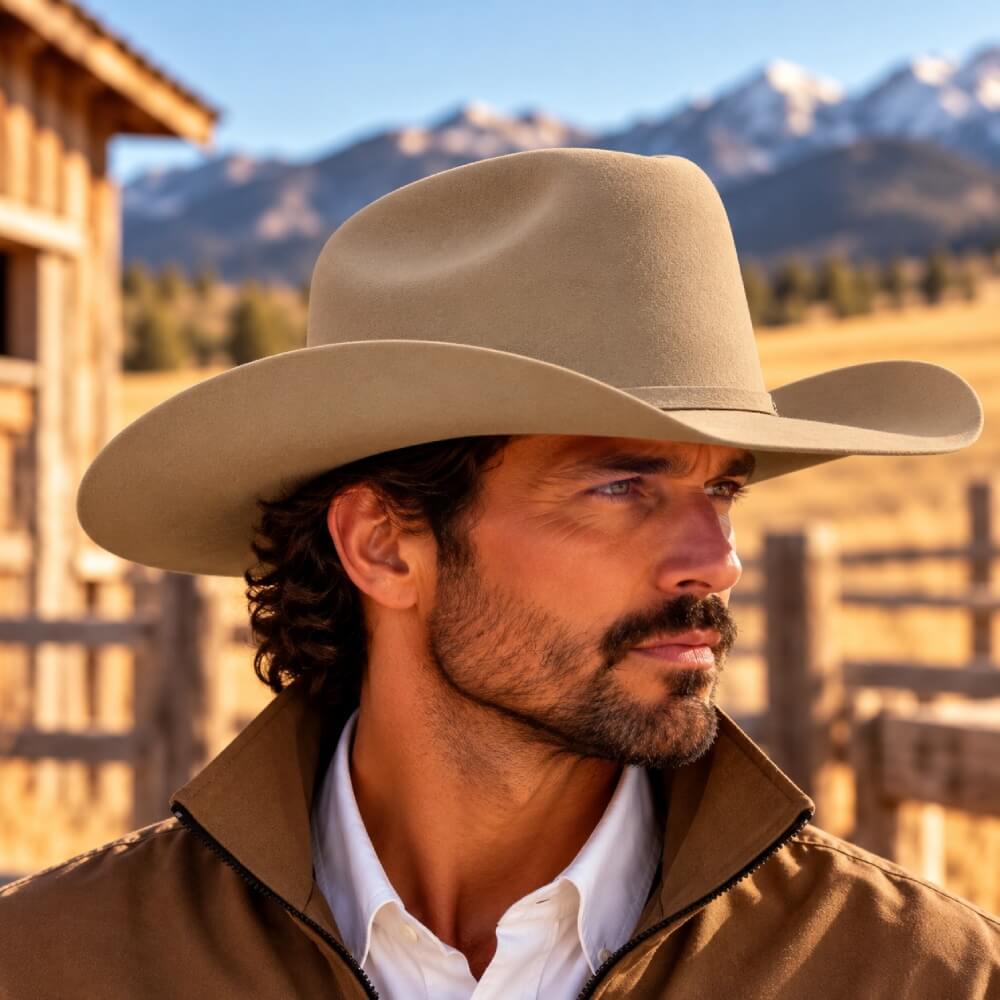 Starr Western 3X Wool Mesa - SWWMESA3X-BELLY