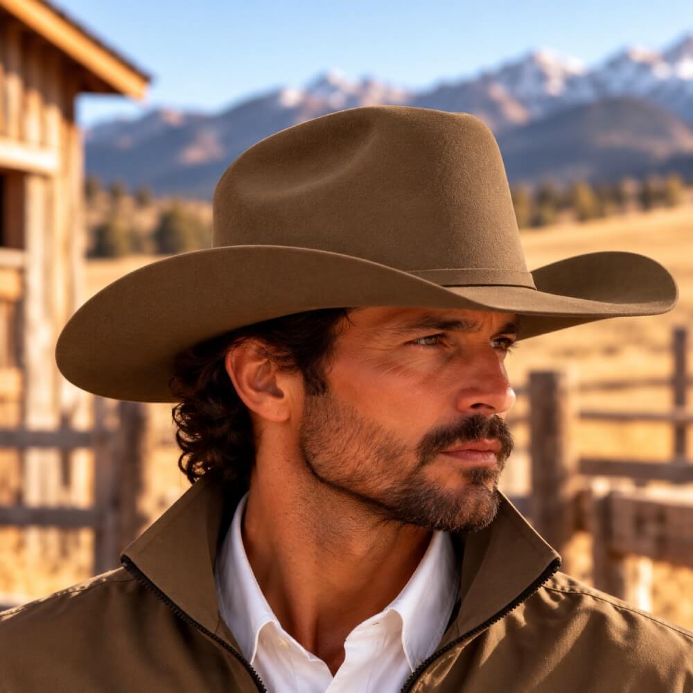 Starr Western 3X Wool Mesa - SWWMESA3X-FAWN