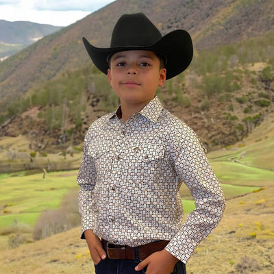 Starr Western Wear Boys Long Sleeve Shirt 