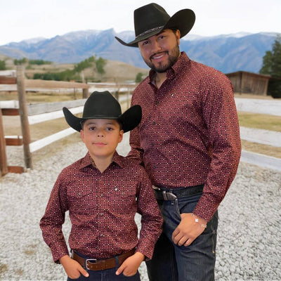 Starr Western Wear Boys Long Sleeve Shirt - SWBPTSLS-373