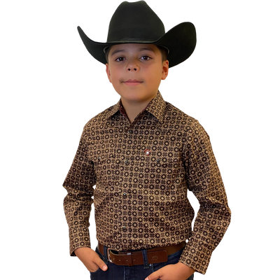 Starr Western Wear Boys Long Sleeve Shirt - SWBPTSLS-374