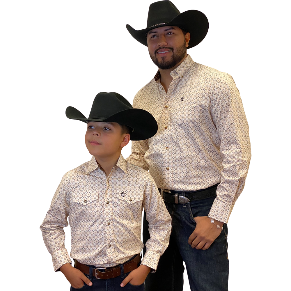 Starr Western Wear Boys Long Sleeve Shirt - SWBPTSLS-375