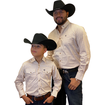 Starr Western Wear Boys Long Sleeve Shirt - SWBPTSLS-375