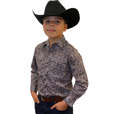 Starr Western Wear Boys Long Sleeve Shirt - SWBPTSLS-376