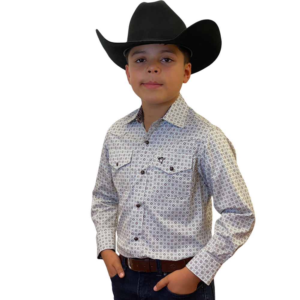 Starr Western Wear Boys Long Sleeve Shirt - SWBPTSLS-377