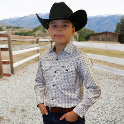Starr Western Wear Boys Long Sleeve Shirt - SWBPTSLS-377