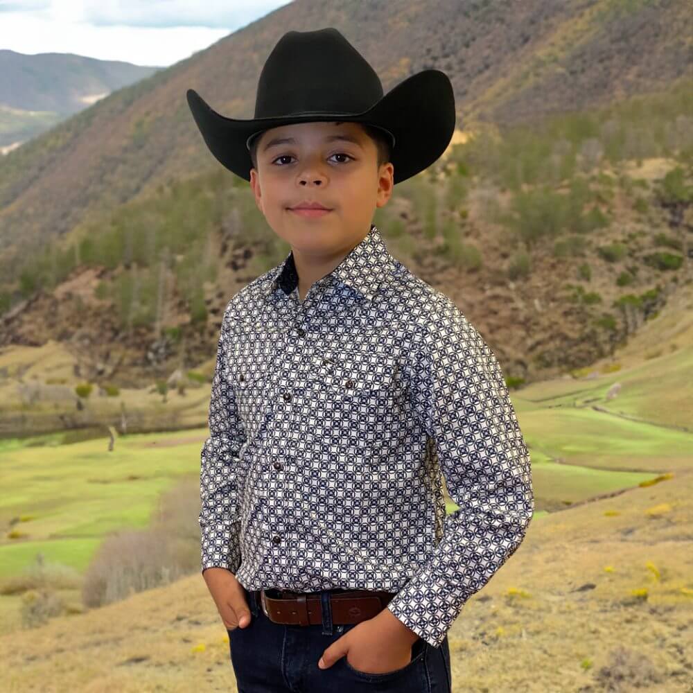 Starr Western Wear Boys Long Sleeve Shirt
