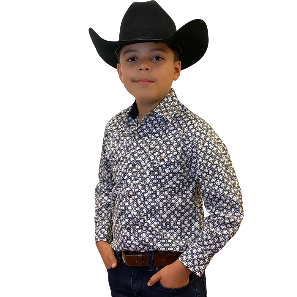 Starr Western Wear Boys Long Sleeve Shirt - SWBPTSLS-378
