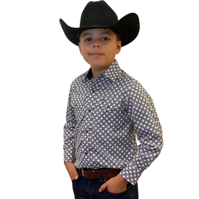 Starr Western Wear Boys Long Sleeve Shirt - SWBPTSLS-378