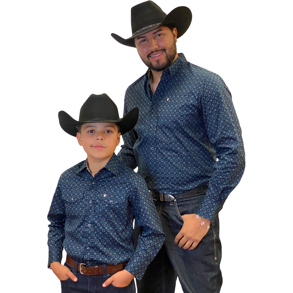 Starr Western Wear Boys Long Sleeve Shirt - SWBPTSLS-379