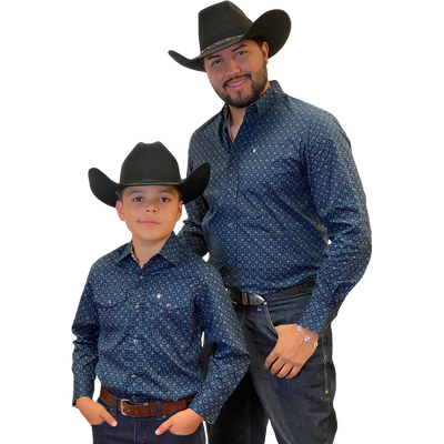 Starr Western Wear Boys Long Sleeve Shirt - SWBPTSLS-379