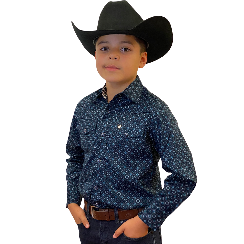 Starr Western Wear Boys Long Sleeve Shirt - SWBPTSLS-379
