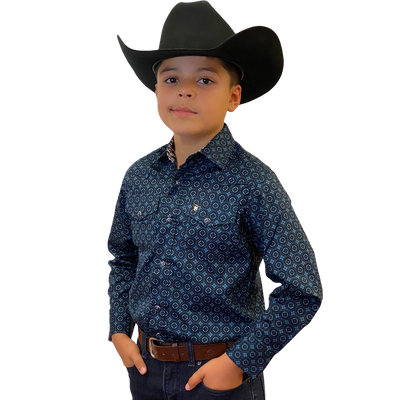 Starr Western Wear Boys Long Sleeve Shirt - SWBPTSLS-379