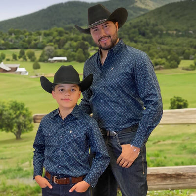 Starr Western Wear Boys Long Sleeve Shirt - SWBPTSLS-379