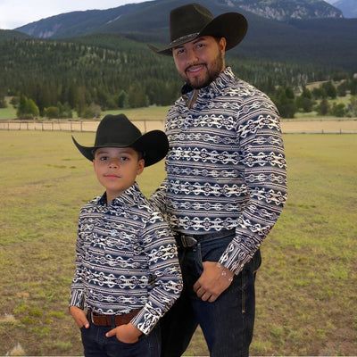 Starr Western Wear Boys Long Sleeve Shirt
