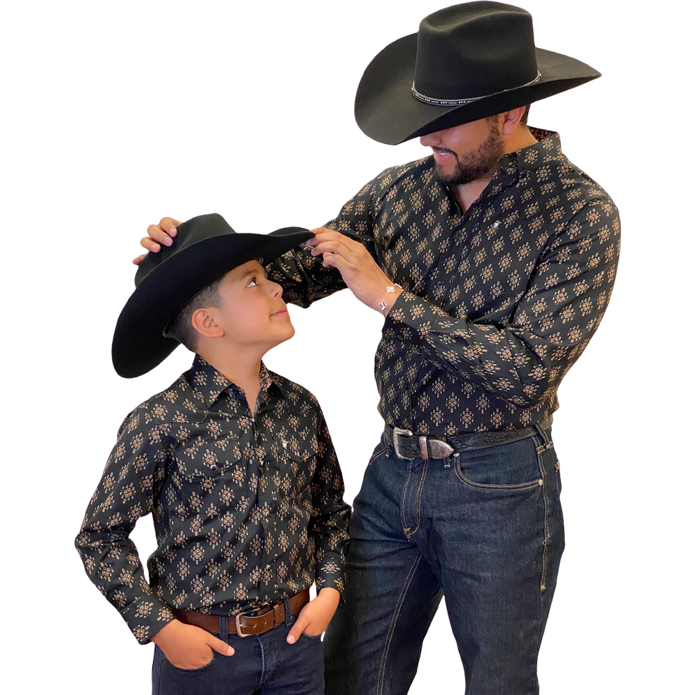 Starr Western Wear Boys Long Sleeve Shirt - SWBPTSLS-381