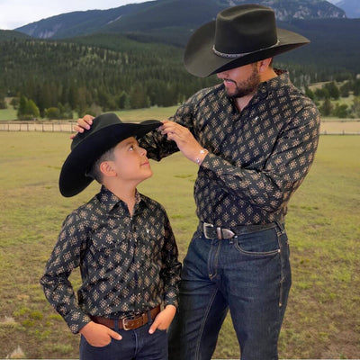 Starr Western Wear Boys Long Sleeve Shirt