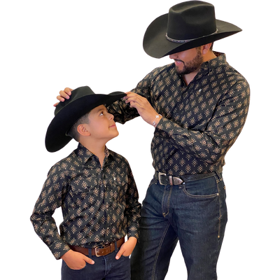 Starr Western Wear Boys Long Sleeve Shirt - SWBPTSLS-381