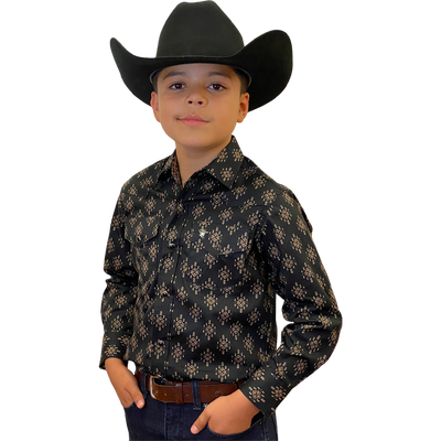 Starr Western Wear Boys Long Sleeve Shirt - SWBPTSLS-381