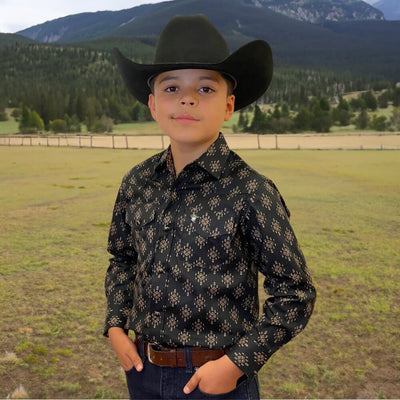 Starr Western Wear Boys Long Sleeve Shirt - SWBPTSLS-381