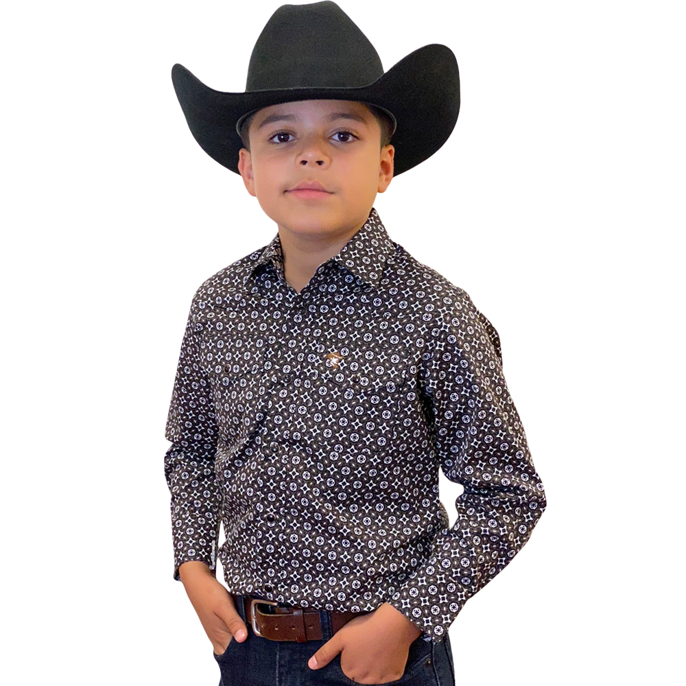 Starr Western Wear Boys Long Sleeve Shirt - SWBPTSLS-382