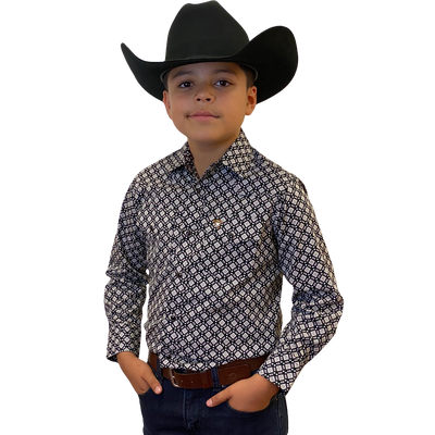 Starr Western Wear Boys Long Sleeve Shirt - SWBPTSLS-383