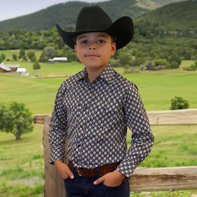 Starr Western Wear Boys Long Sleeve Shirt - SWBPTSLS-383